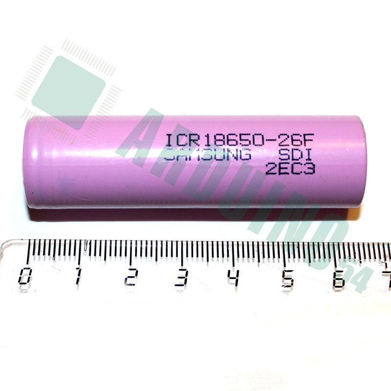 Аккумулятор 18650 Samsung 2600 мАч Li – ion 3.7 В