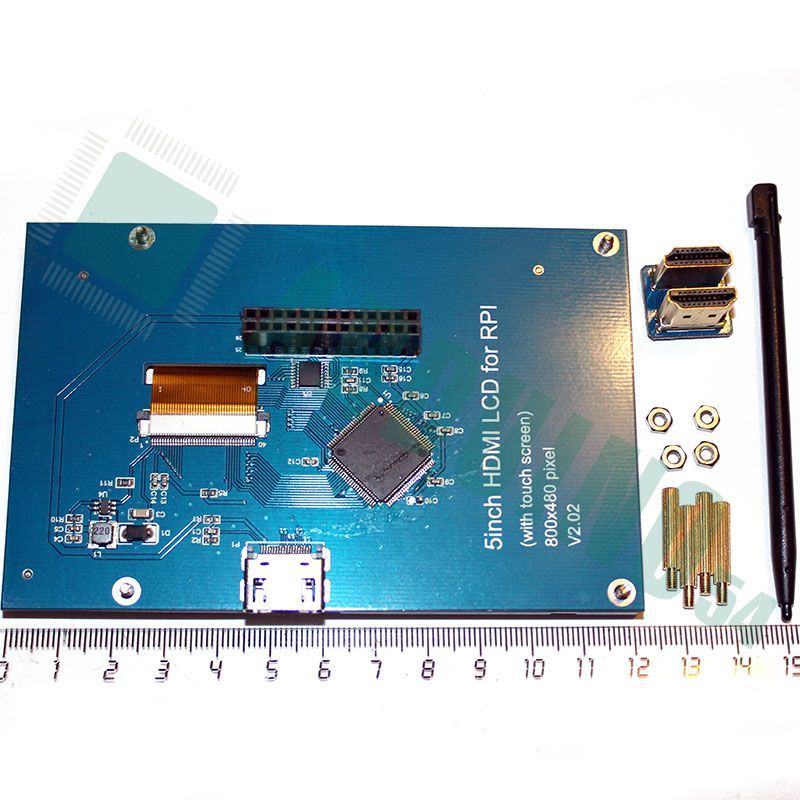 5″ HDMI LCD дисплей для Raspberry Pi с Touch Screen (480×800)