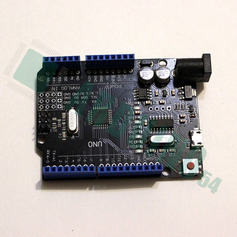 Arduino Uno R3 c MicroUSB (CH340G) без кабеля