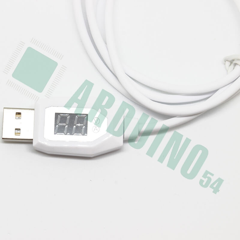 Зарядный провод Micro-USB с вольтметром