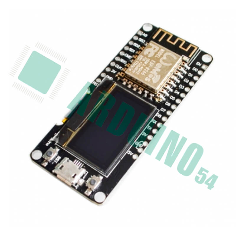 Платформа Wemos ESP32 OLED (NodeMCU wifi ESP8266 ESP-12F 0.96 INCH OLED)