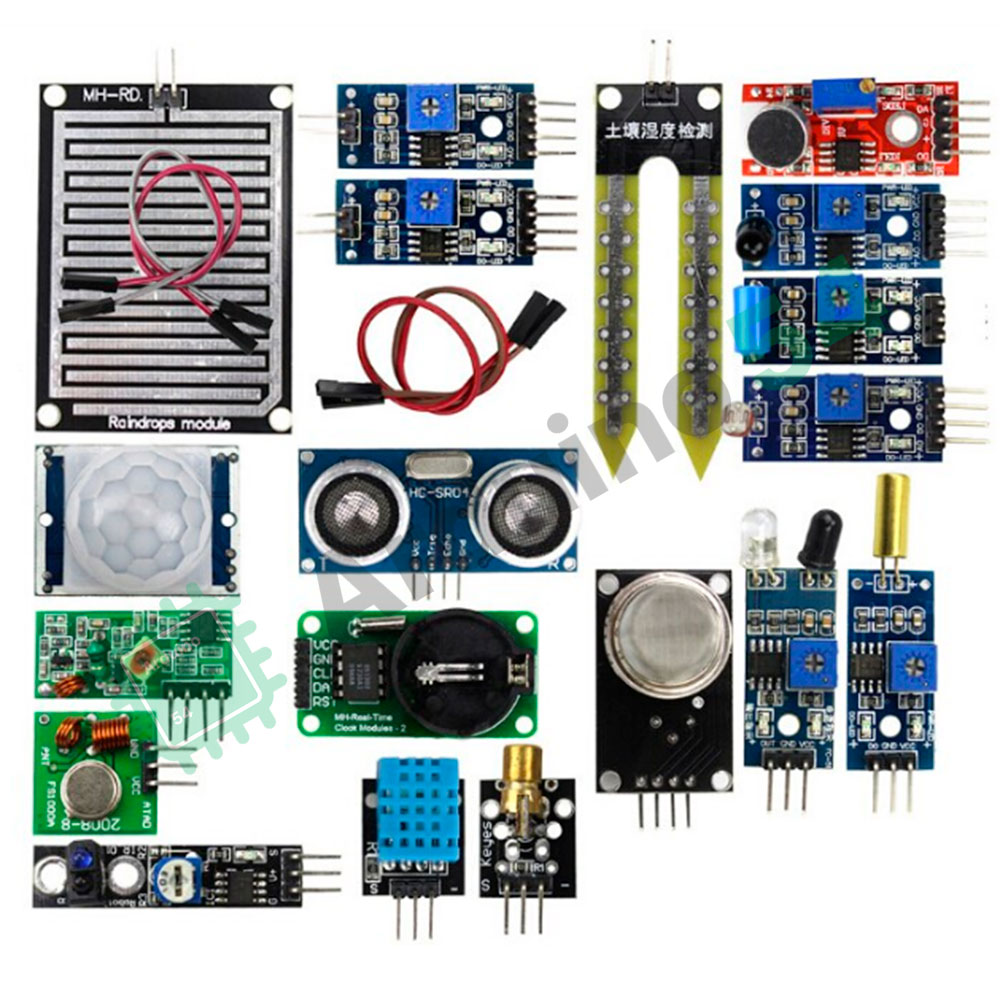Набор 16 сенсоров для Arduino и Raspberry