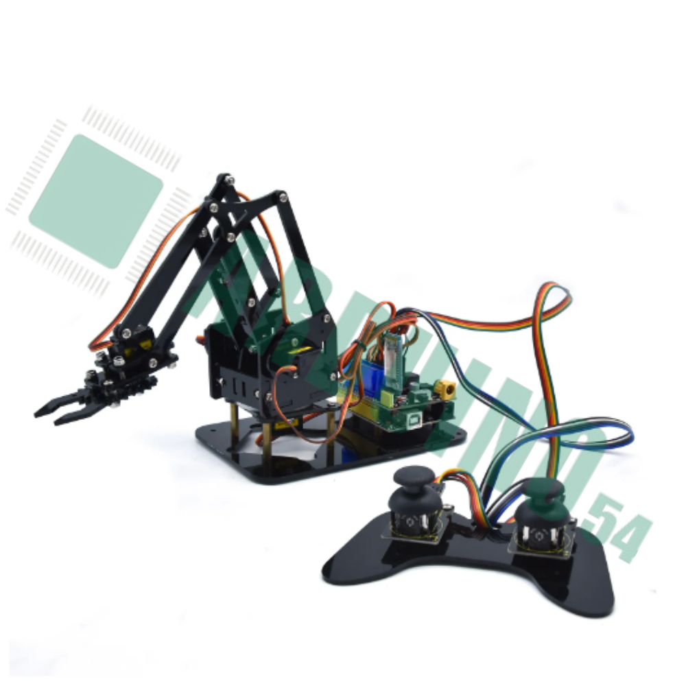 Набор KS0198X от Keyestudio: DIY Акриловый механический 4DOF манипулятор 4DOF Robot Mechanical Arm Kit